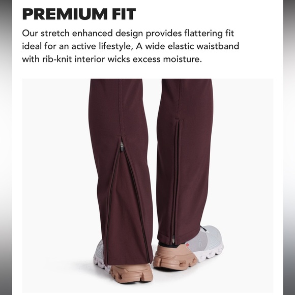 NWT Kuhl Women's Frost Softshell Straight Leg Pants in Wildwood Size 14 Reg - Picture 11 of 14